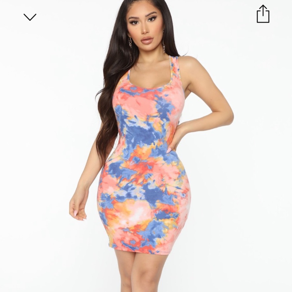 FASHION NOVA Tie dye dress